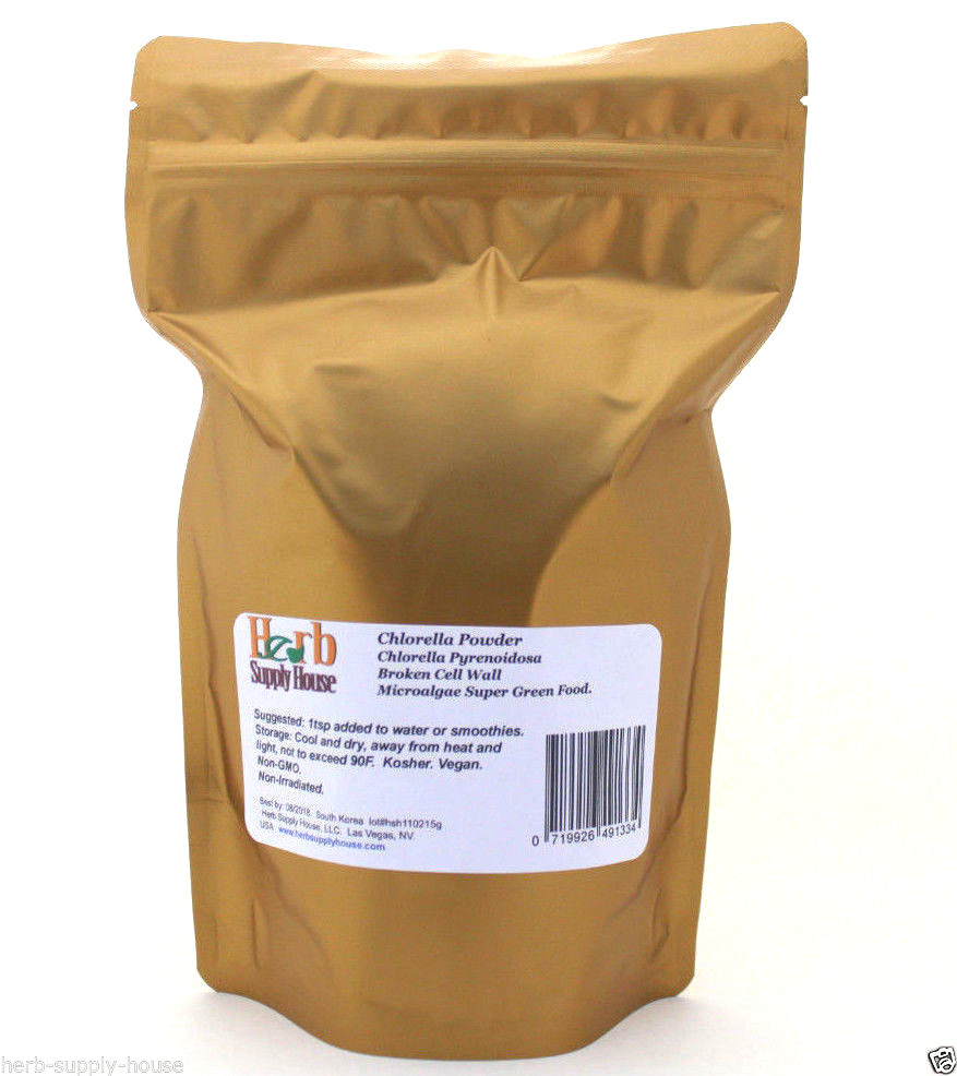 Chlorella Powder 8oz, 1/2lb, Amino Acids, Super Green Food