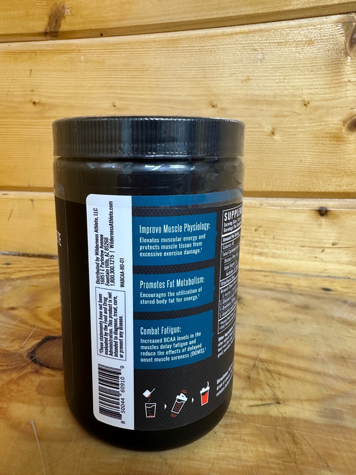 WILDERNESS ATHLETE BCAAs BLOOD ORANGE | BCAA Creatine Workout Powder –