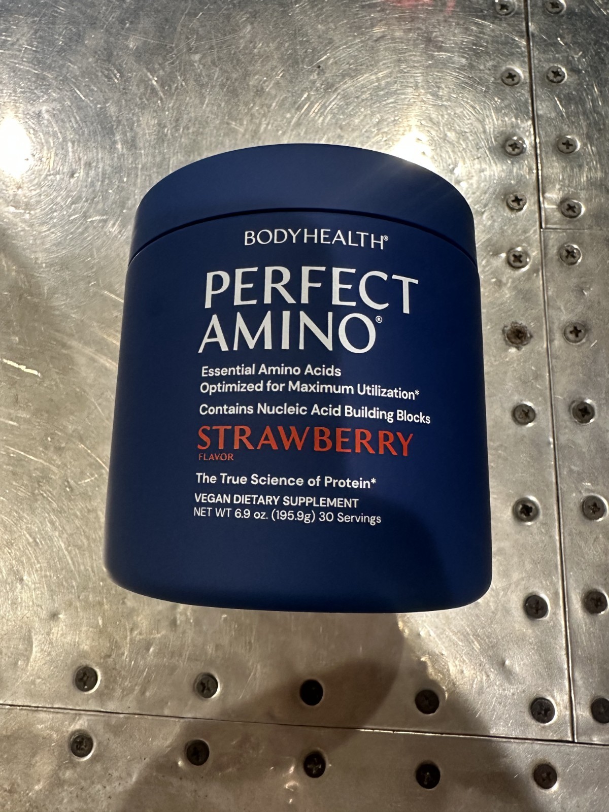 BODYHEALTH PERFECT AMINO ESSENTIAL AMINO ACIDS STRAWBERRY FLAVOR