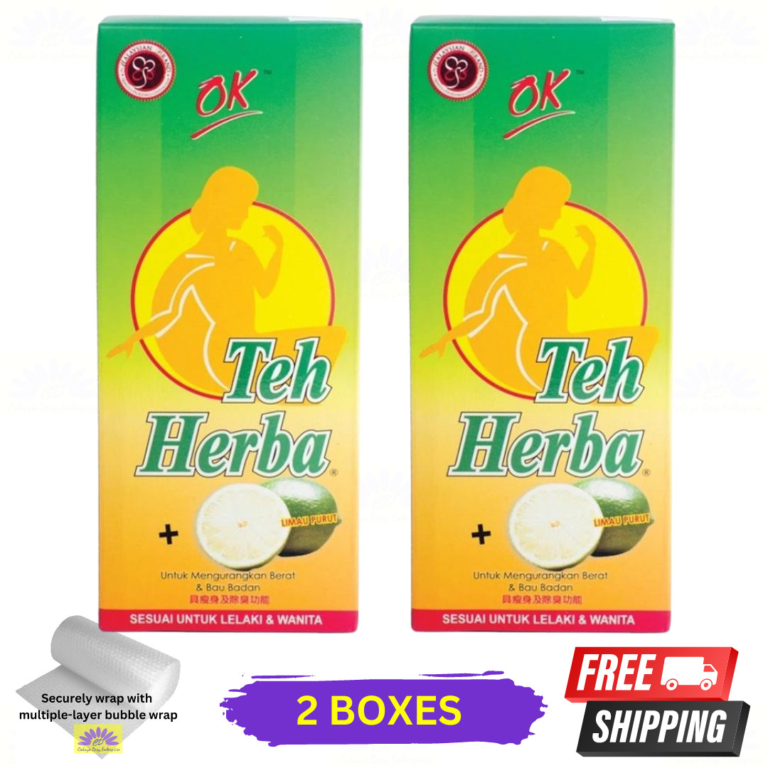 1 X Orang Kampung Herbal Weight Loss Slimming Tea Kaffir Lime/Citrus