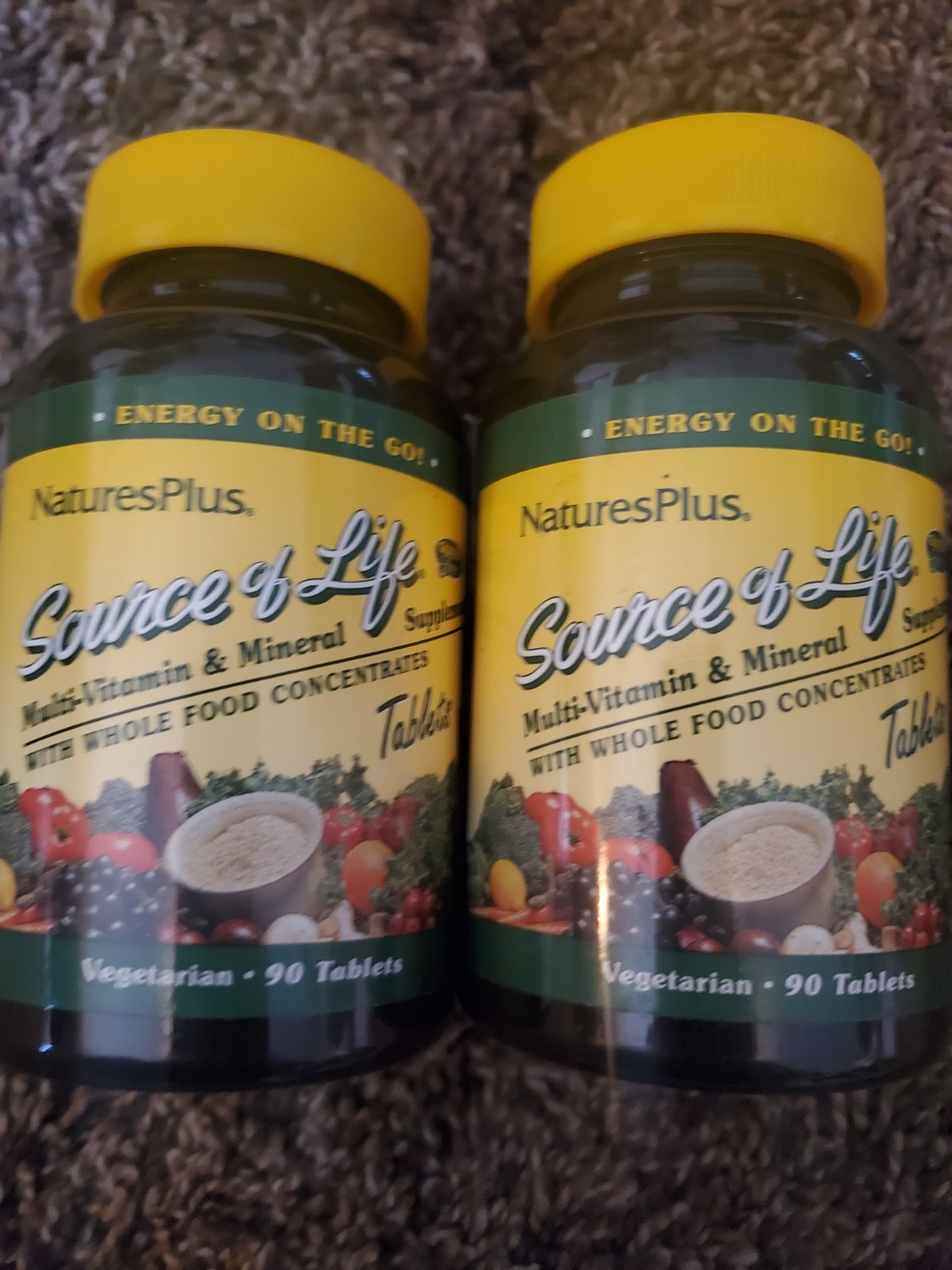 Nature’s Plus Source of Life Multi-Vitamin & Mineral Supplement 90 tabs 2pk