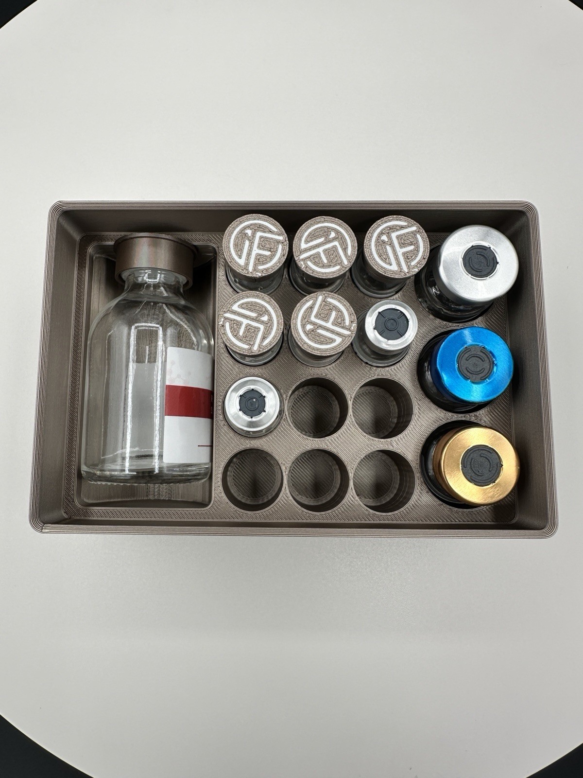 Peptide Storage Case, 3ml, 10ml and 30ml, Peptide organizer