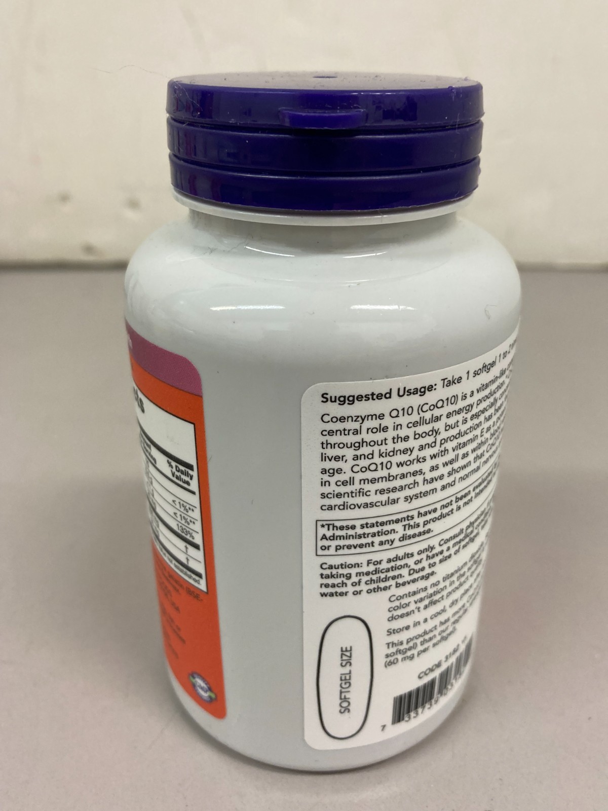 Now Foods Maximum Strength CoQ10 600mg Cardiovascular Health 60ct – EXP 07/2027