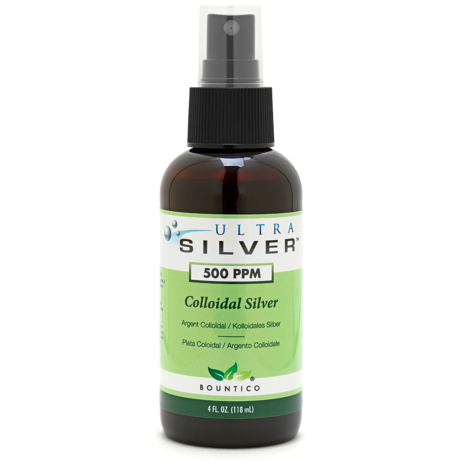 Fine Mist Spray Ultra Silver 500 PPM 4 oz – FREE SHIPPING!