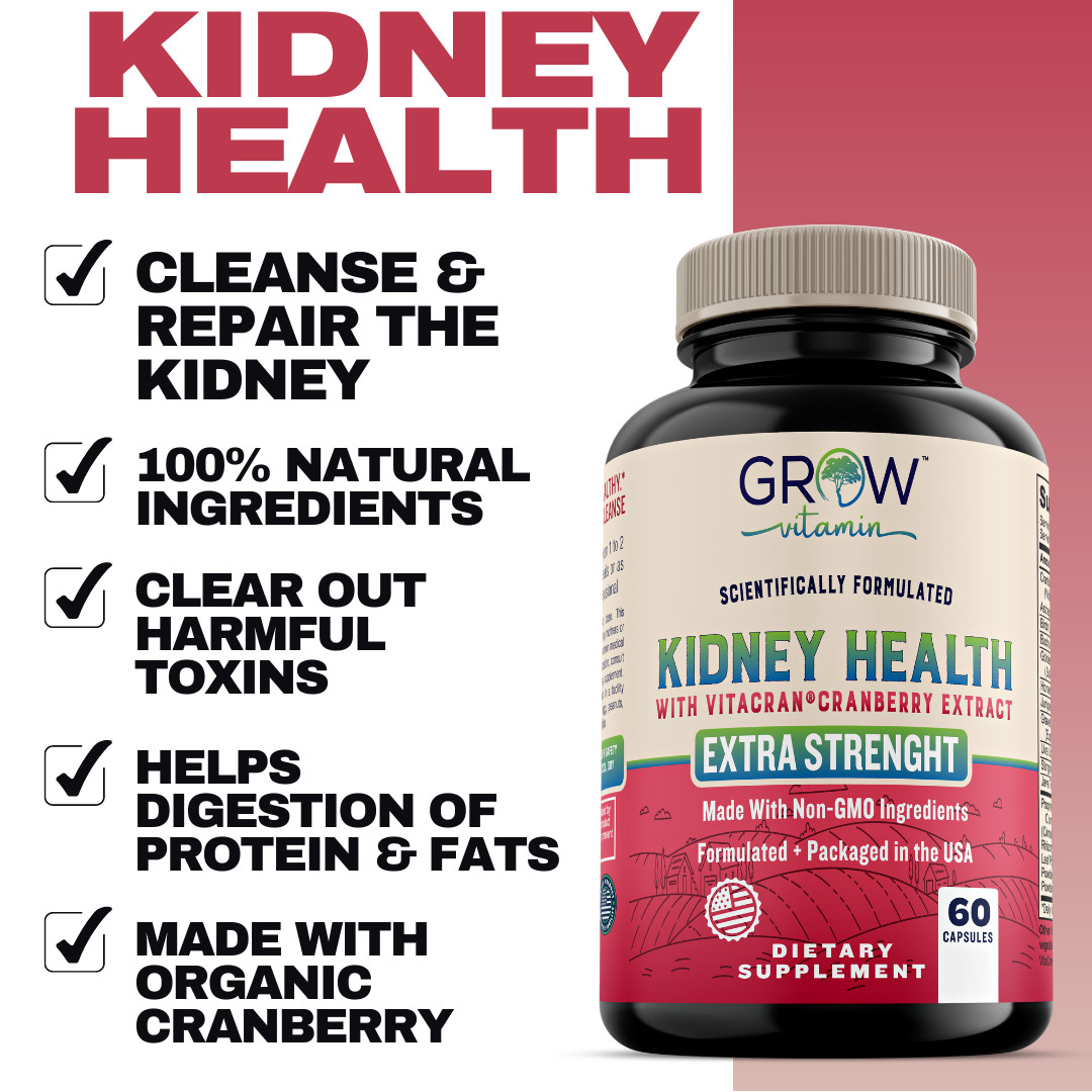 Kidney Restore Health Cleanse Support Detox Natural Supplement High Quality