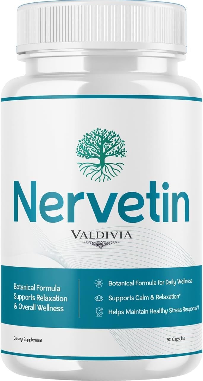 Valdivia Nervetin 60 Capsules Nerve Support Supplement Made in USA Nerve Health