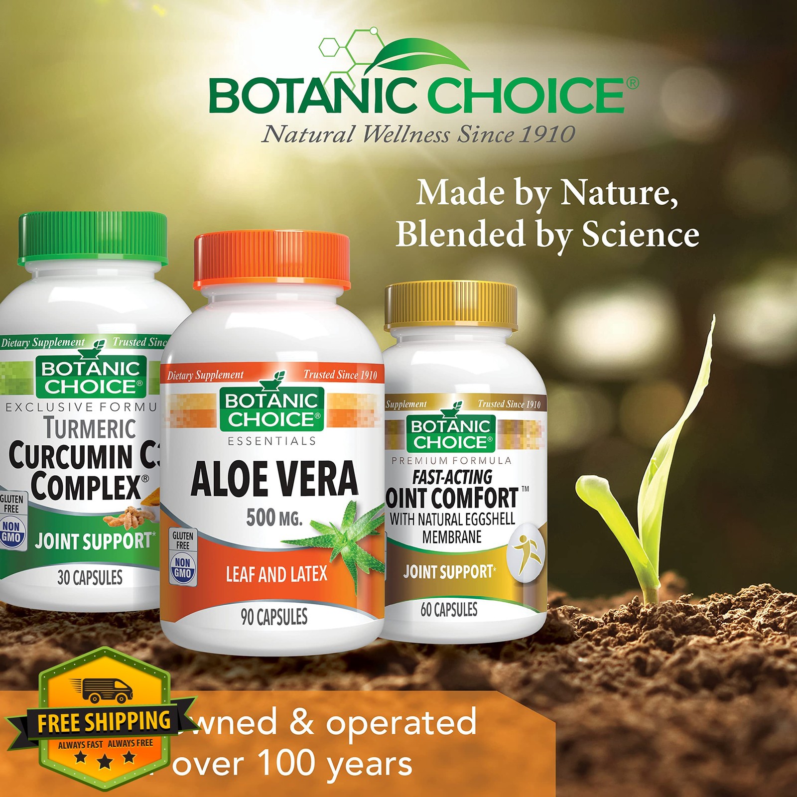 Botanic Choice Aloe Vera 90 Count Pack of 1