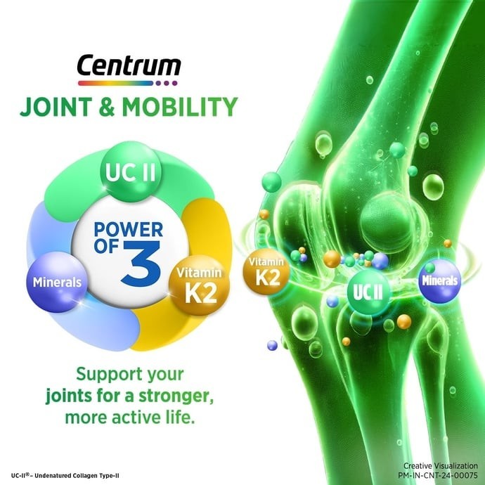 3 x Centrum Joint & Mobility Support Cartilage Repair & Bone Health, 30 Capsules