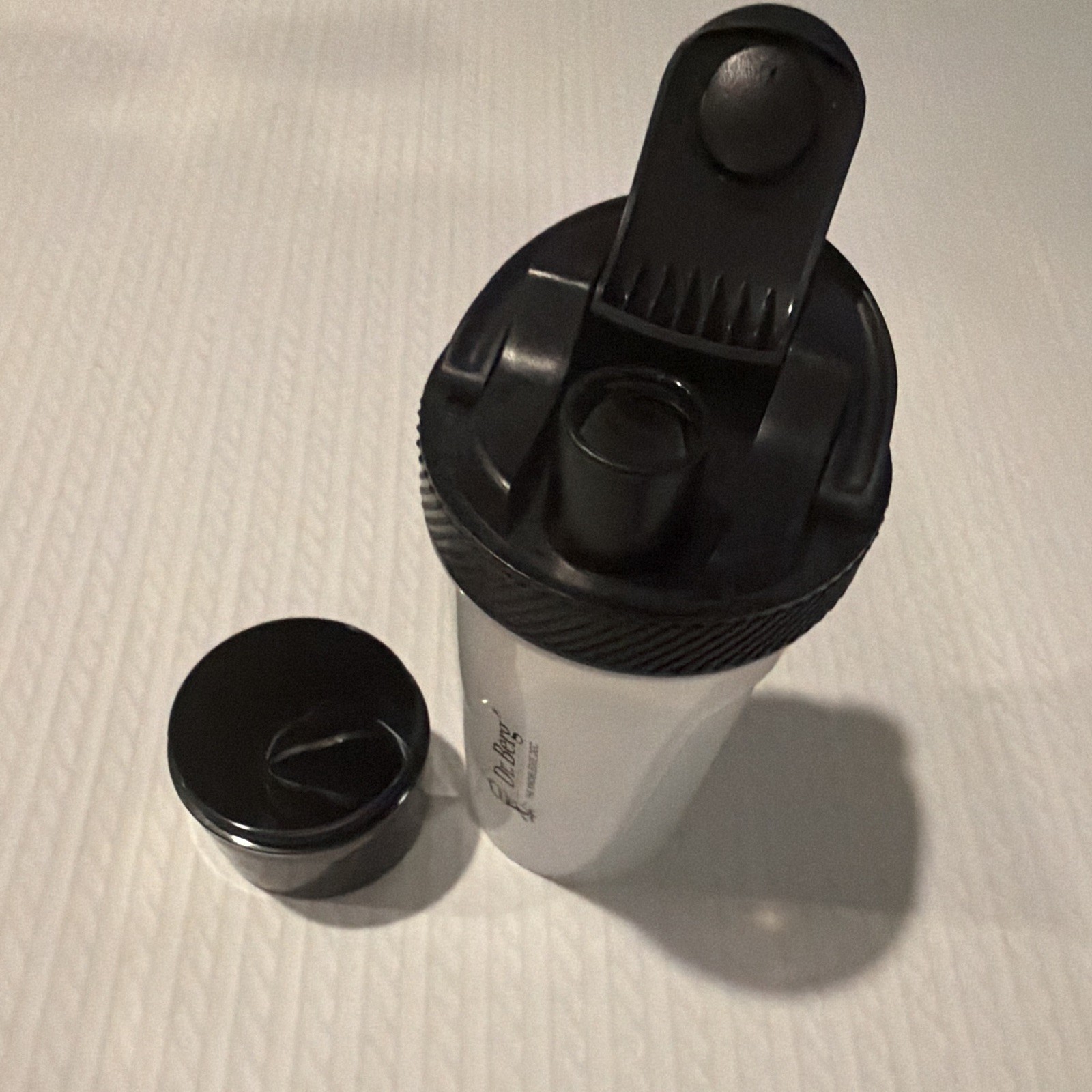 Dr. Berg Shake Bottle Mixer 24 fl oz Plastic Clear & Black Screw-on Lid