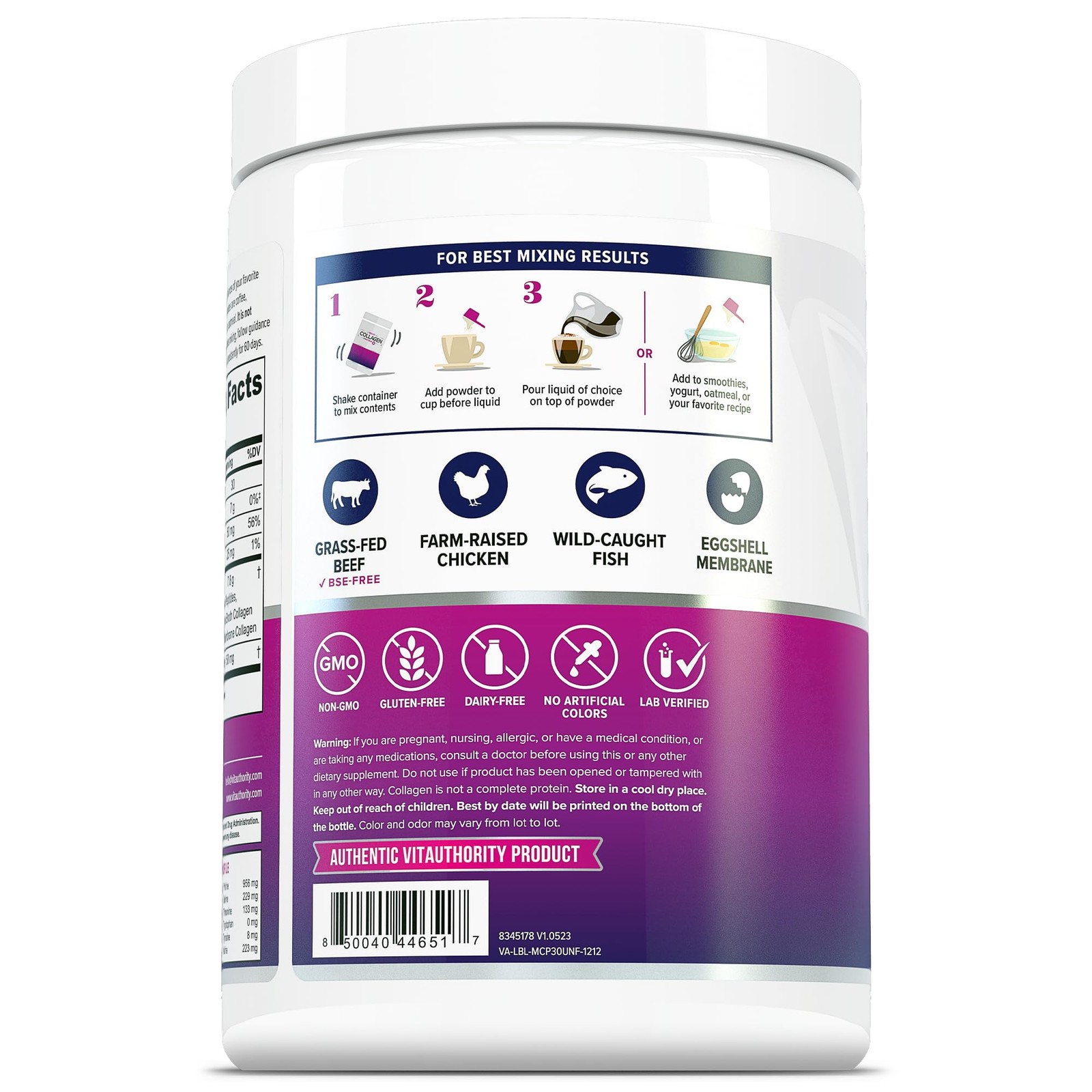 Multi Collagen Peptides Powder for Women – Hydrolyzed 8.26 Ounce (Pack of 1)