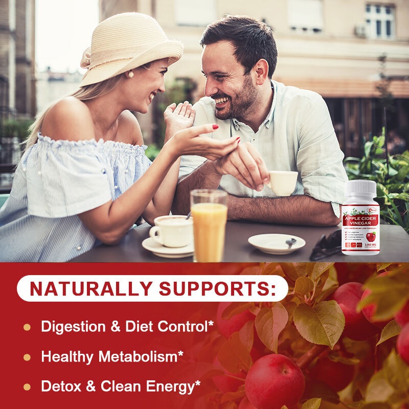 Apple Cider Vinegar Capsules 3000mg with The Mother Weight Loss,Fat Burner Caps