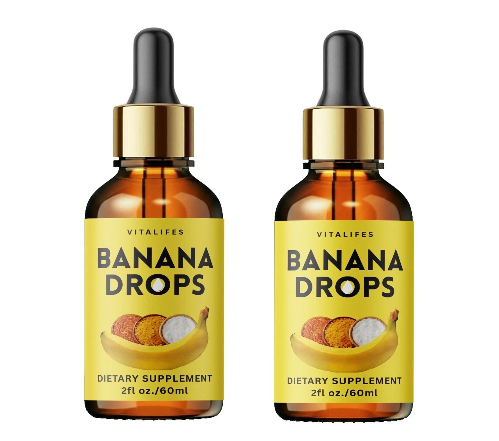 (2 Pack) Banana Drops Advanced Formula Maximum Strength MEN Supplement (30 Serv)