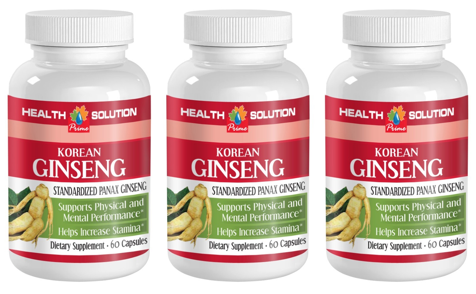 Male Sexual Stimulant Pills – Korean Ginseng 350mg – Natural Ginseng 3B