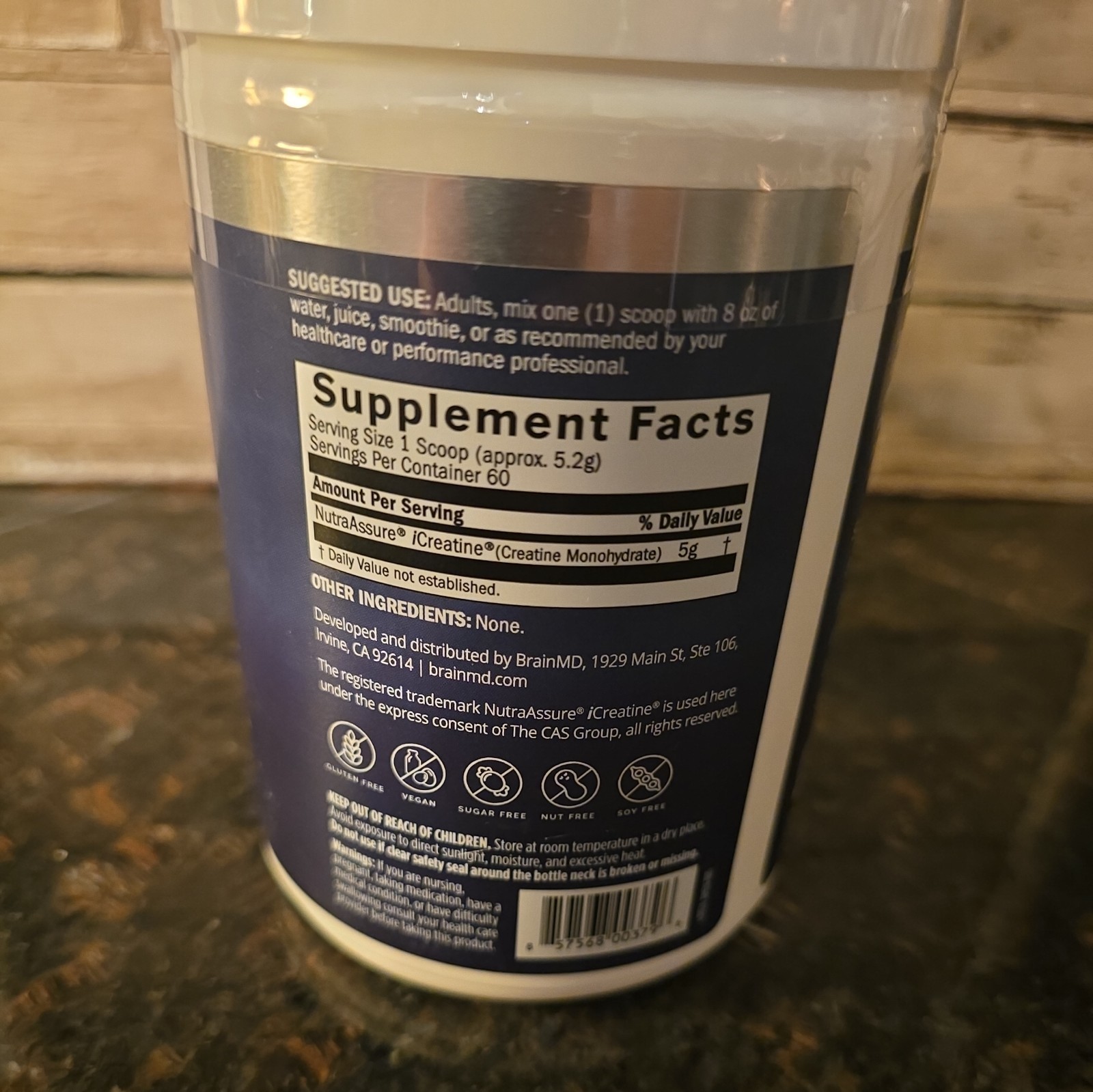 Brain MD Smart Creatine+ 10.89 fl oz Powder