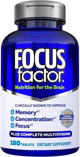 Focus Factor Dietary Supplement Nutrition For The Brain – 180 Tabs exp. 02/2029