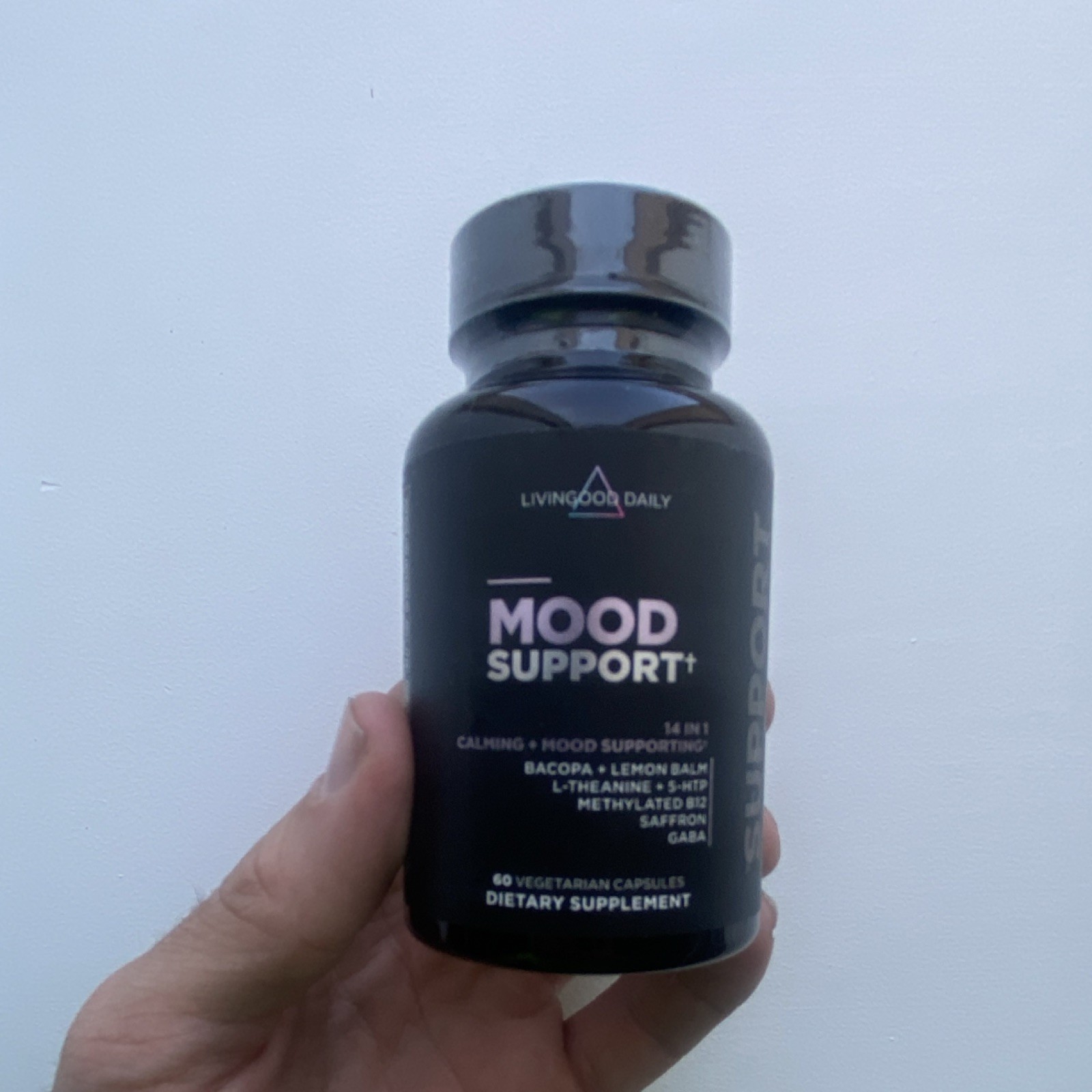 Livingood Daily Mood Support Vegan Non-GMO Gluten-Free 60 Capsules Exp 04/2027