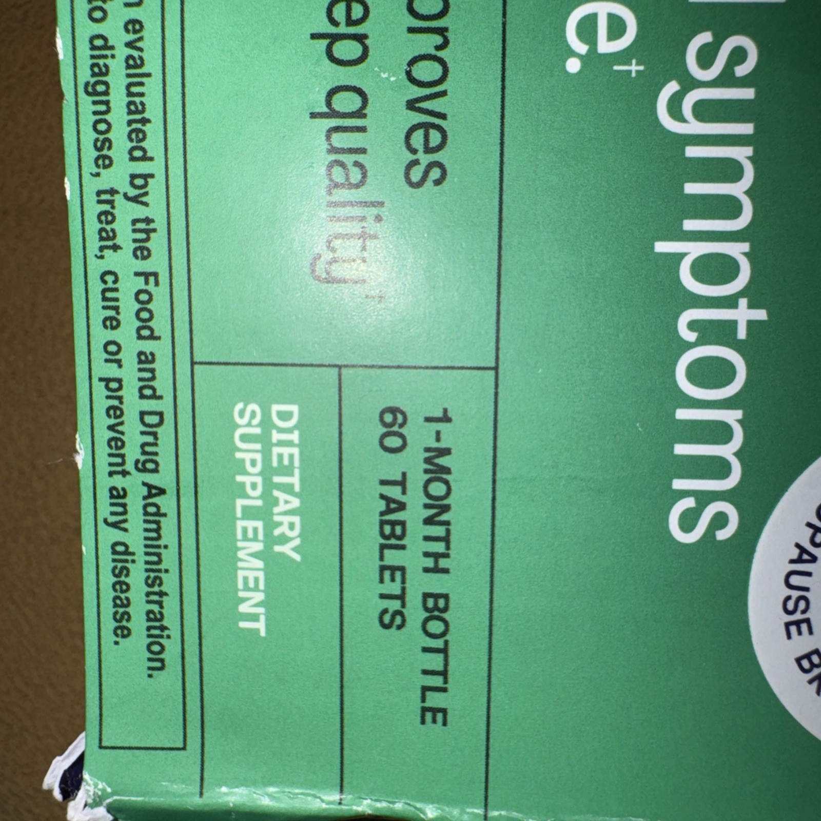 Bonafide Hot Flash & Night Sweat Relief Exp 4/2027 Blocking Menopausal Symptoms