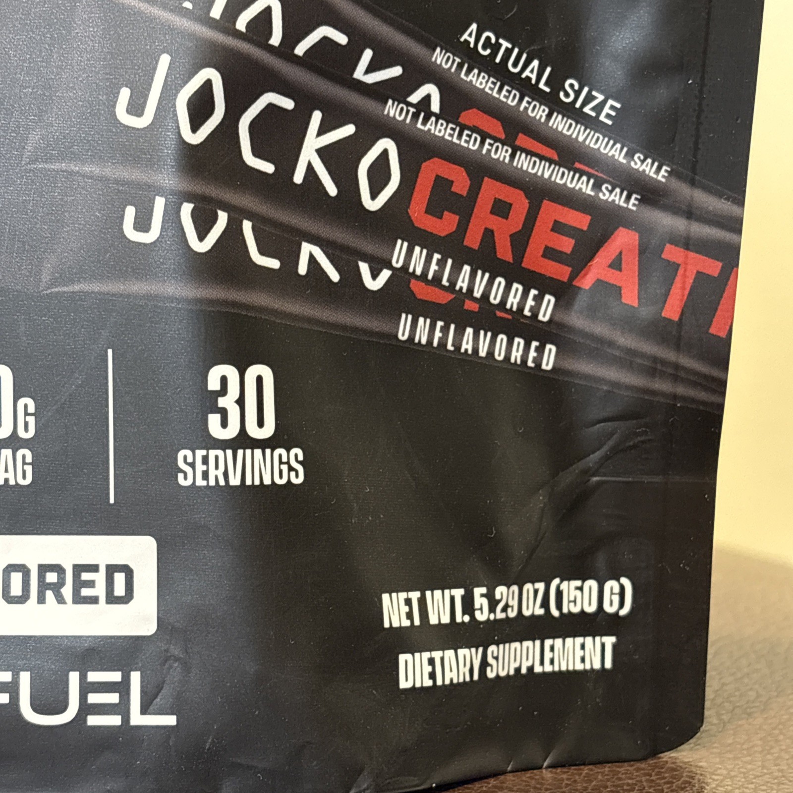 Jocko Fuel, Creatine, Unflavored, 30 Stick Packs, 5.29 oz/150g