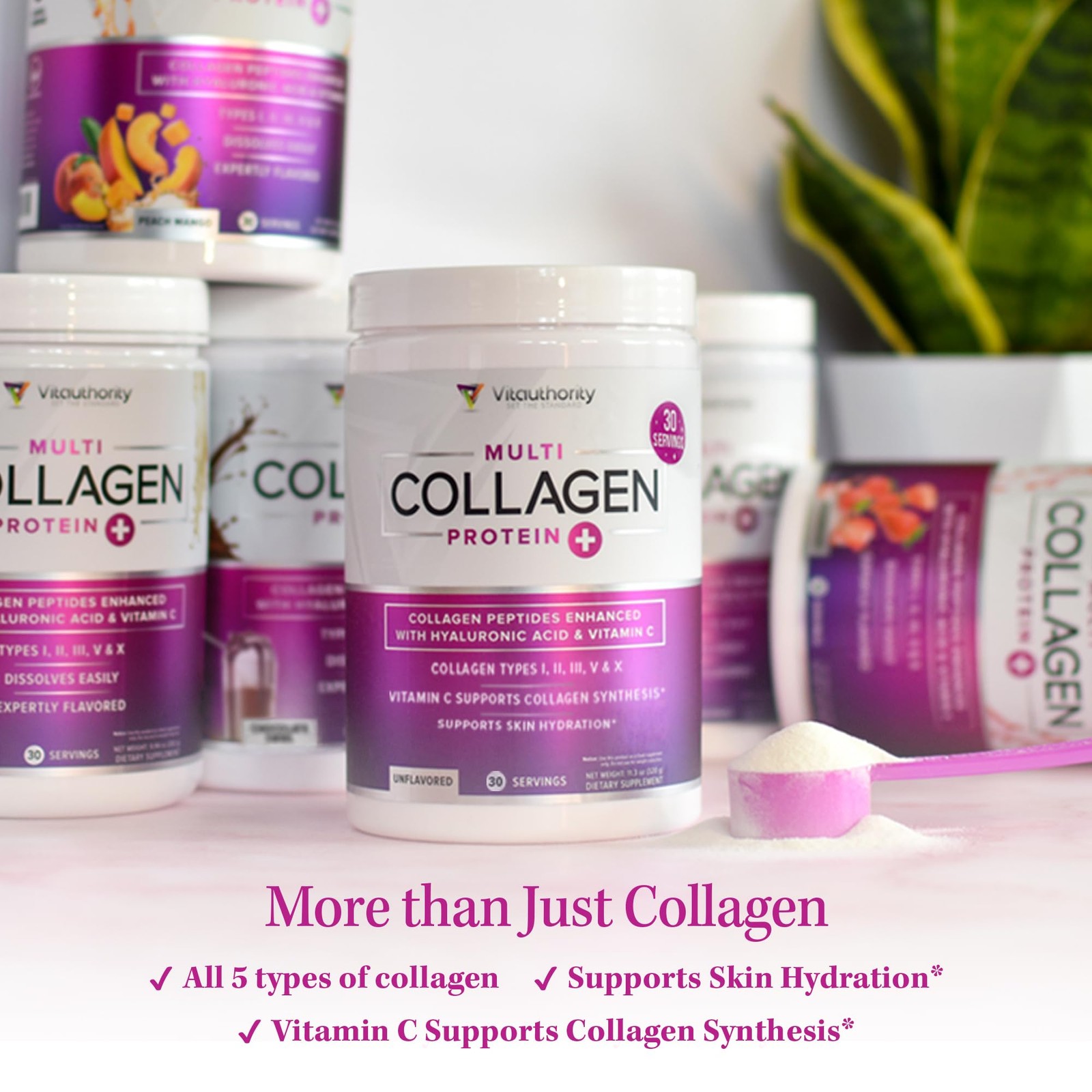 Multi Collagen Peptides Powder for Women – Hydrolyzed 8.26 Ounce (Pack of 1)