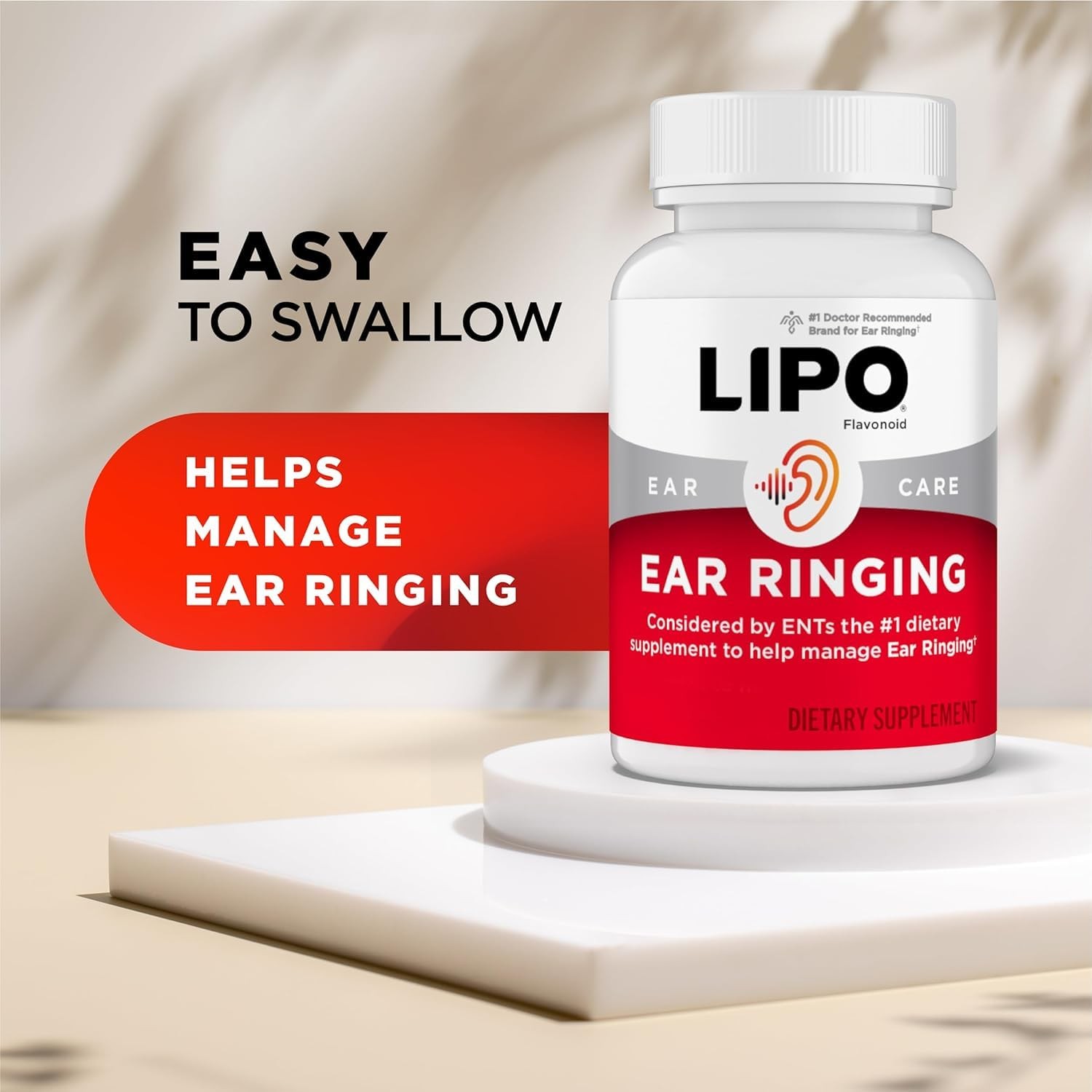 Lipo-Flavonoid Ear Ringing – Doctor-Recommended for 150 Count (Pack of 1)