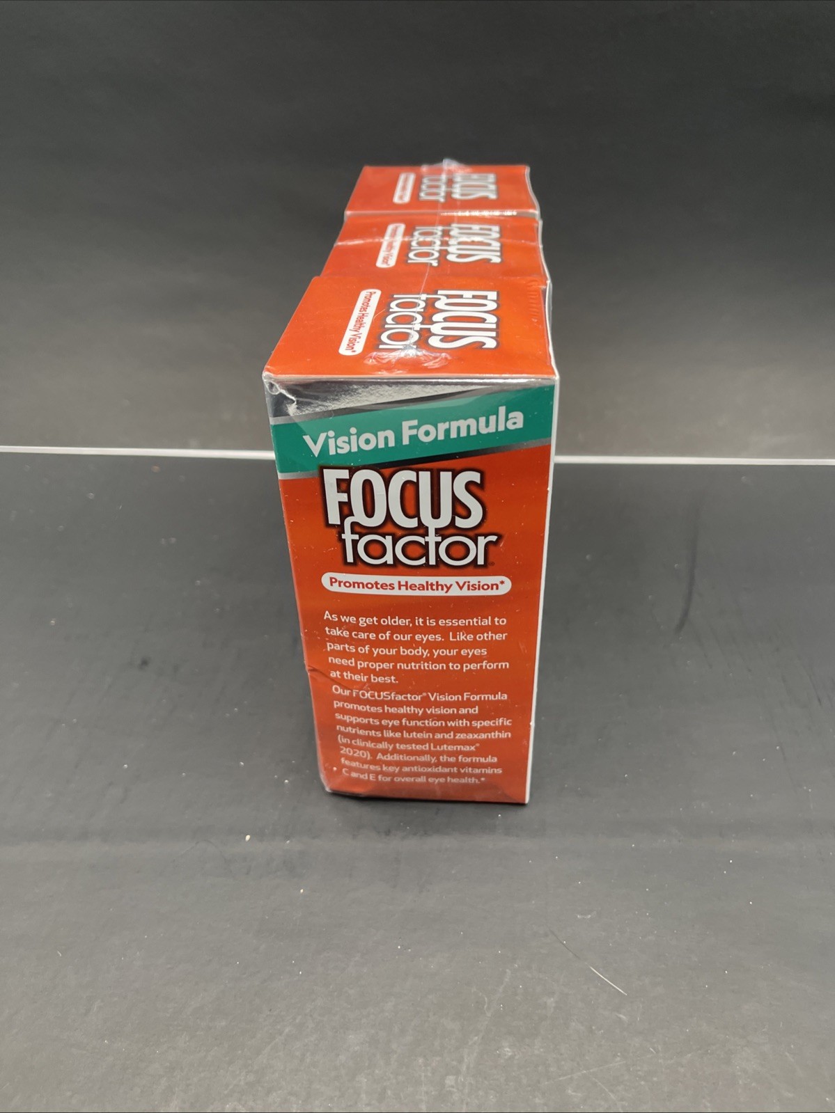 Vision Formula Focus Factor Dietary Supplements Lot of 3 Packs NEW Ex 5/25
