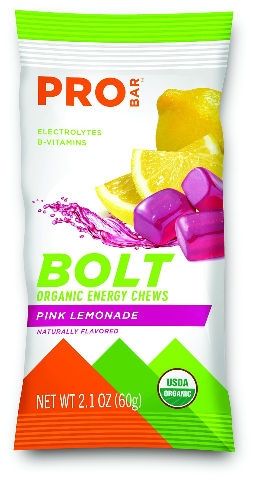Probar Bolt Organic Energy Chews – Lemon Burst Flavor, Pack of 12 Pack of 12