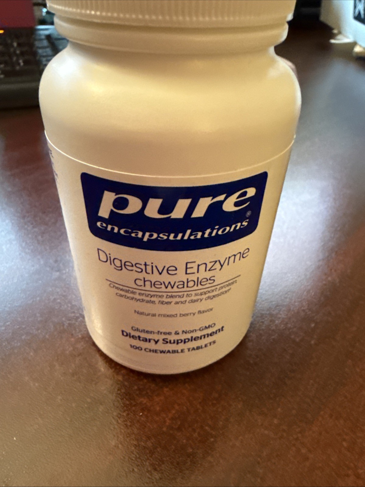 Digestive Enzyme 100 Chewables Pure Encapsulations