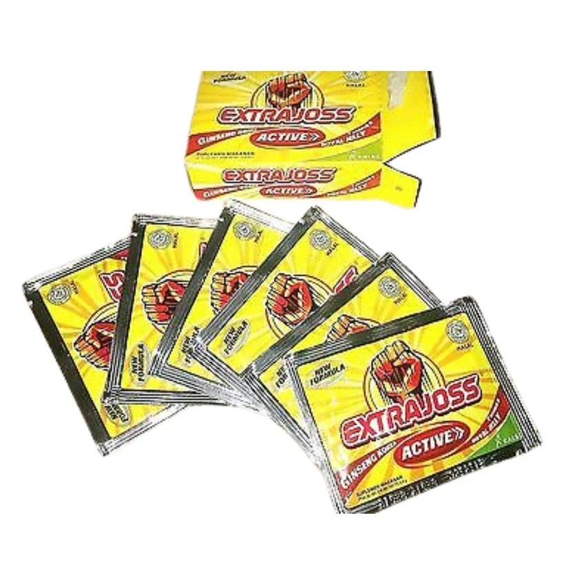 Extra Joss 10 Boxes 60 Sachets Active Flavoured Drink Base Sugar Free