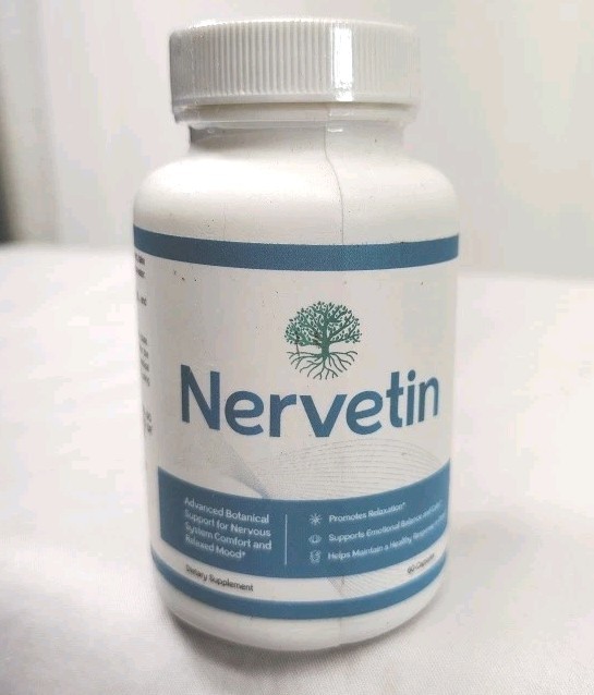 Nervetin Dietary Supplement Bottle for Adults, Unisex Exp 2027