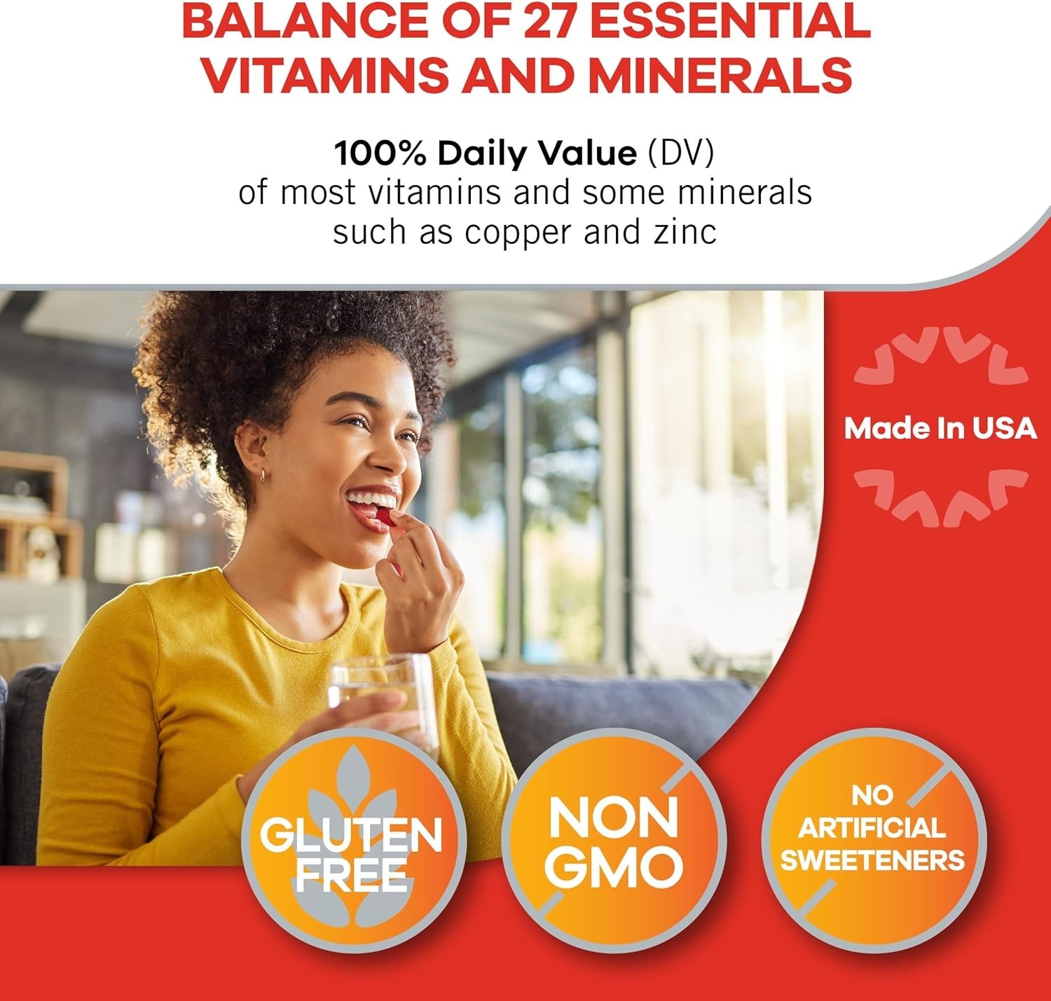 Geritol, Multivitamin Supplement, Contains B-Vitamins, Antioxidants,…