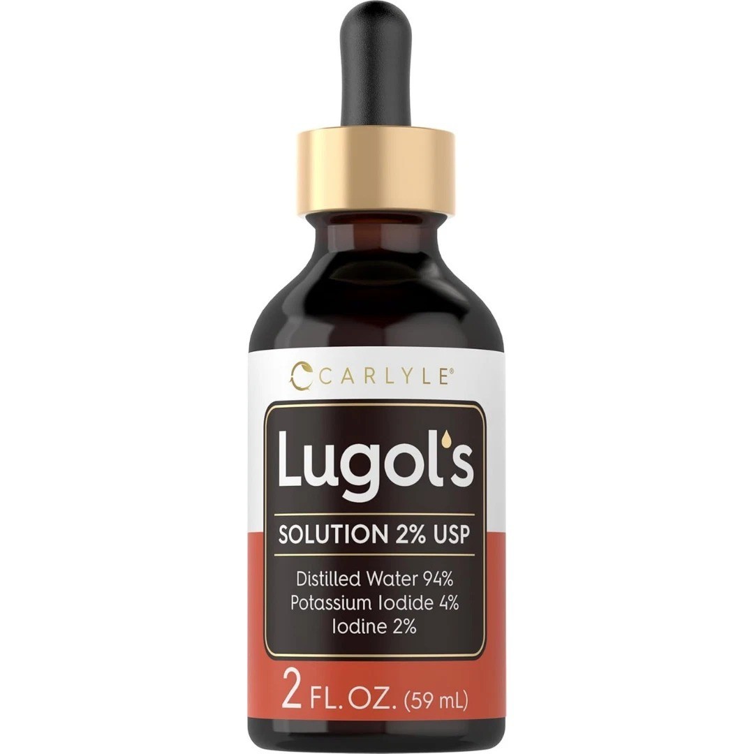 Lugols Iodine 2 Percent 2 Fl Oz Potassium Iodide and Solution