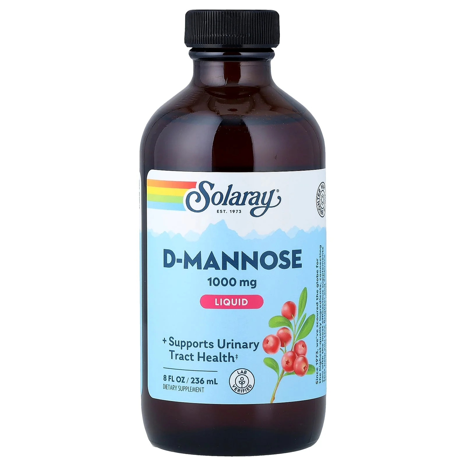 2 X Solaray, Liquid, D-Mannose, 8 fl oz (236 ml)