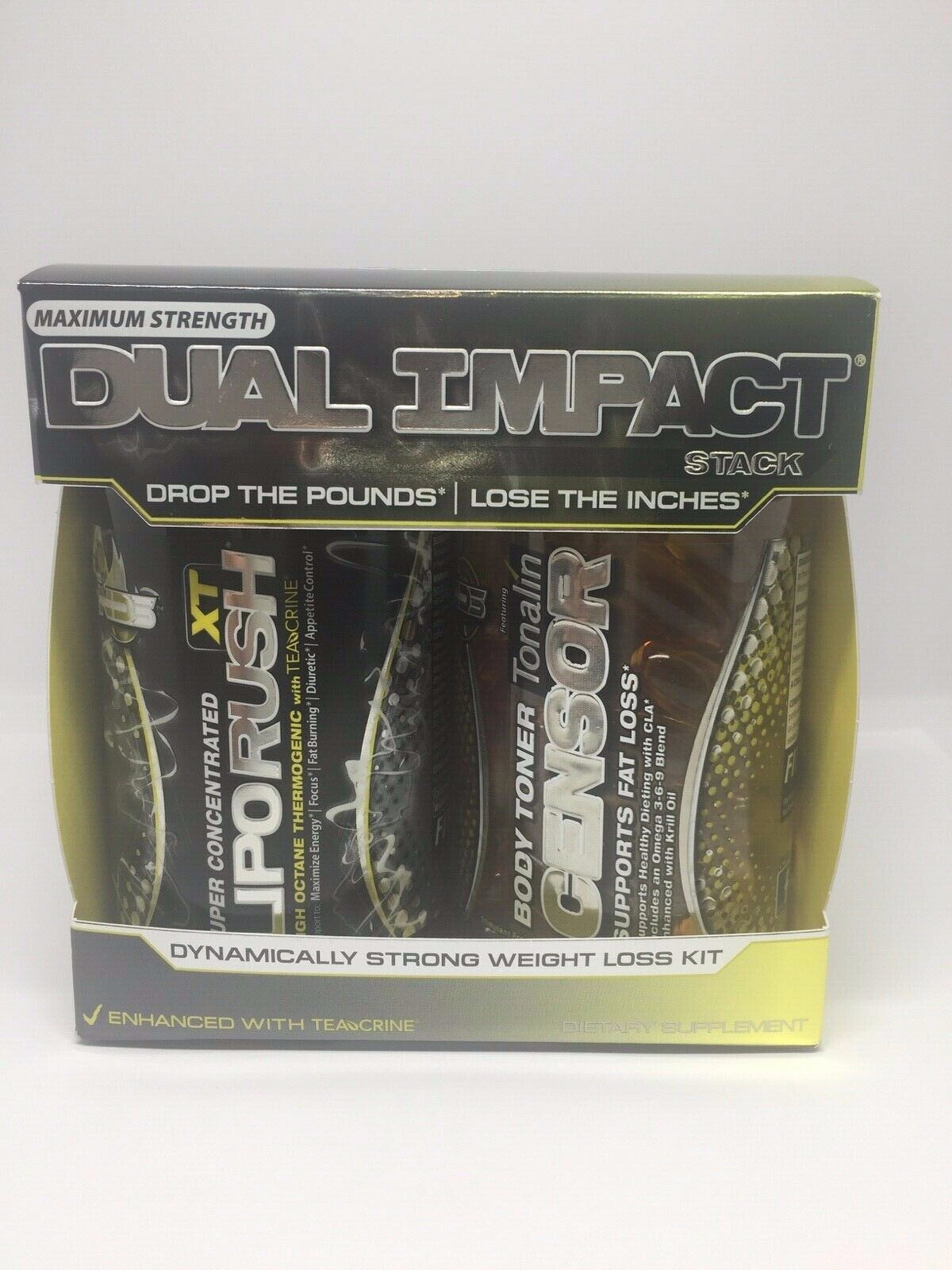 Nds Nutrition Dual Impact Stack Liporush 60 Cap & Censor 90 Sgel Free Ship 08/25