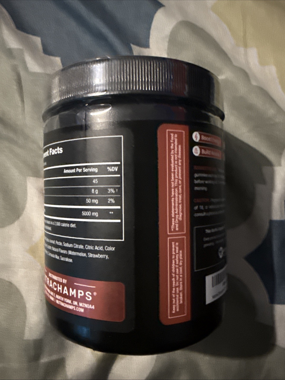 Creatine Monohydrate Gummies, Watermelon, 5,000 mg, 120 Gummies