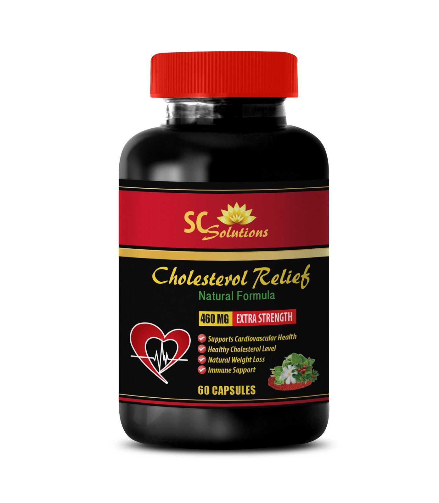 Blood pressure lowering supplement – CHOLESTEROL RELIEF -1B- cholesterol balance