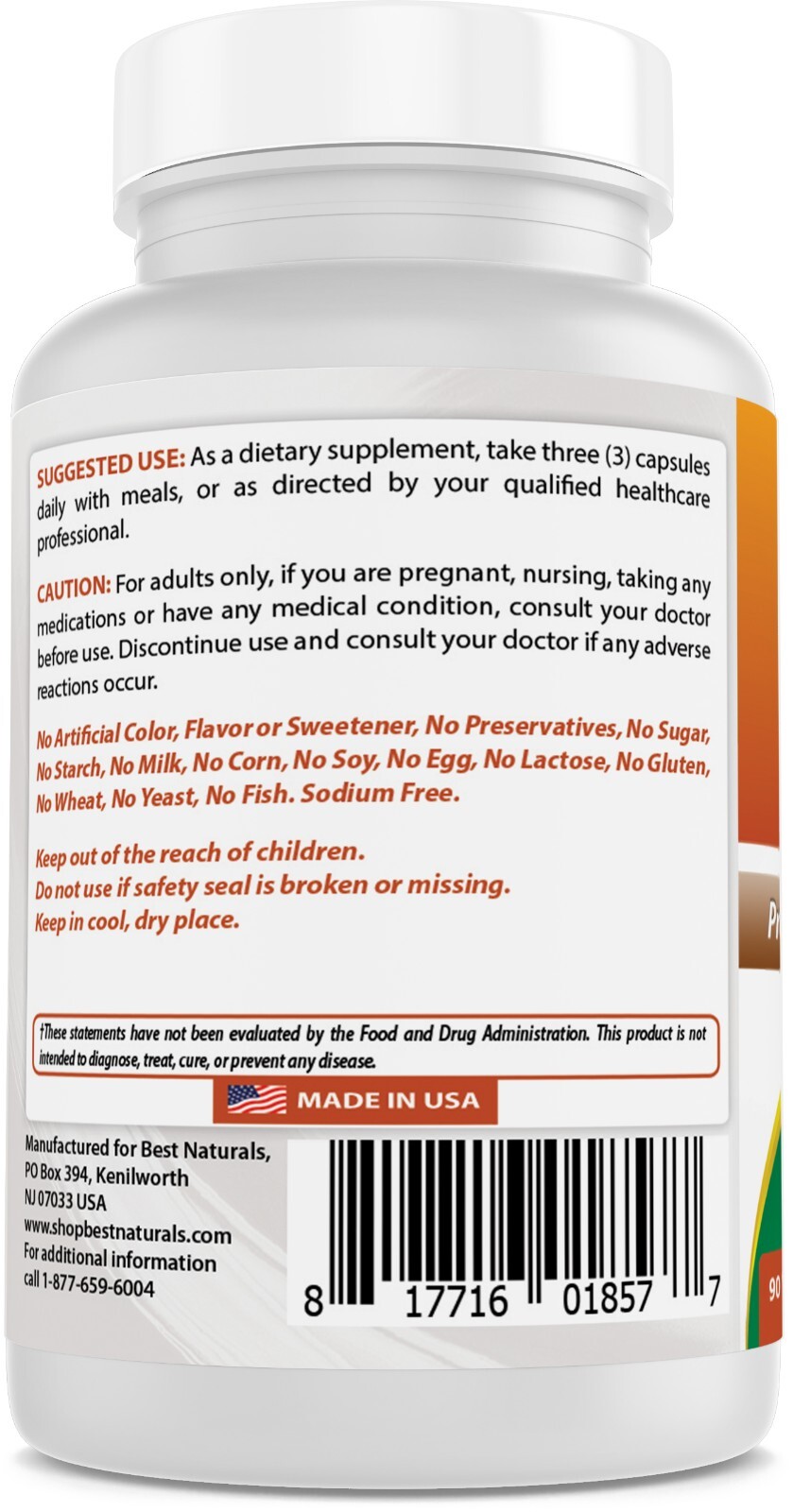 Best Naturals Uric Acid Cleanse 90 Vegetarian Capsules