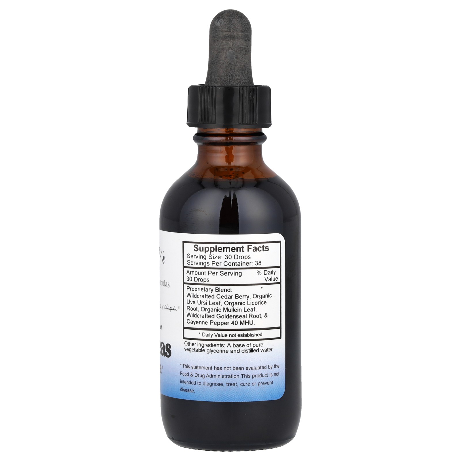 Christopher s Original Formulas Pancreas Formula 2 fl oz 59 ml Chemical-Free
