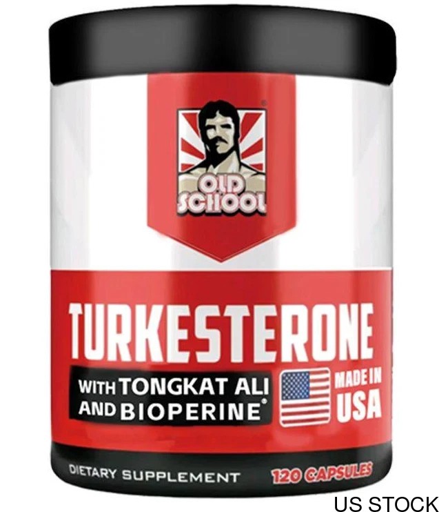 1 Bottle Turkesterone Gluten Capsules Non-GMO 120 Free Vitamin Health Formula