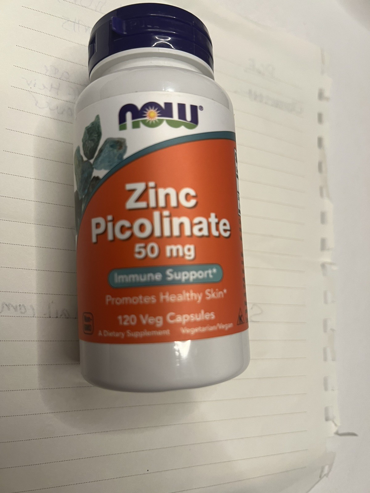 Now Foods Zinc Picolinate 50mg 120 VCaps