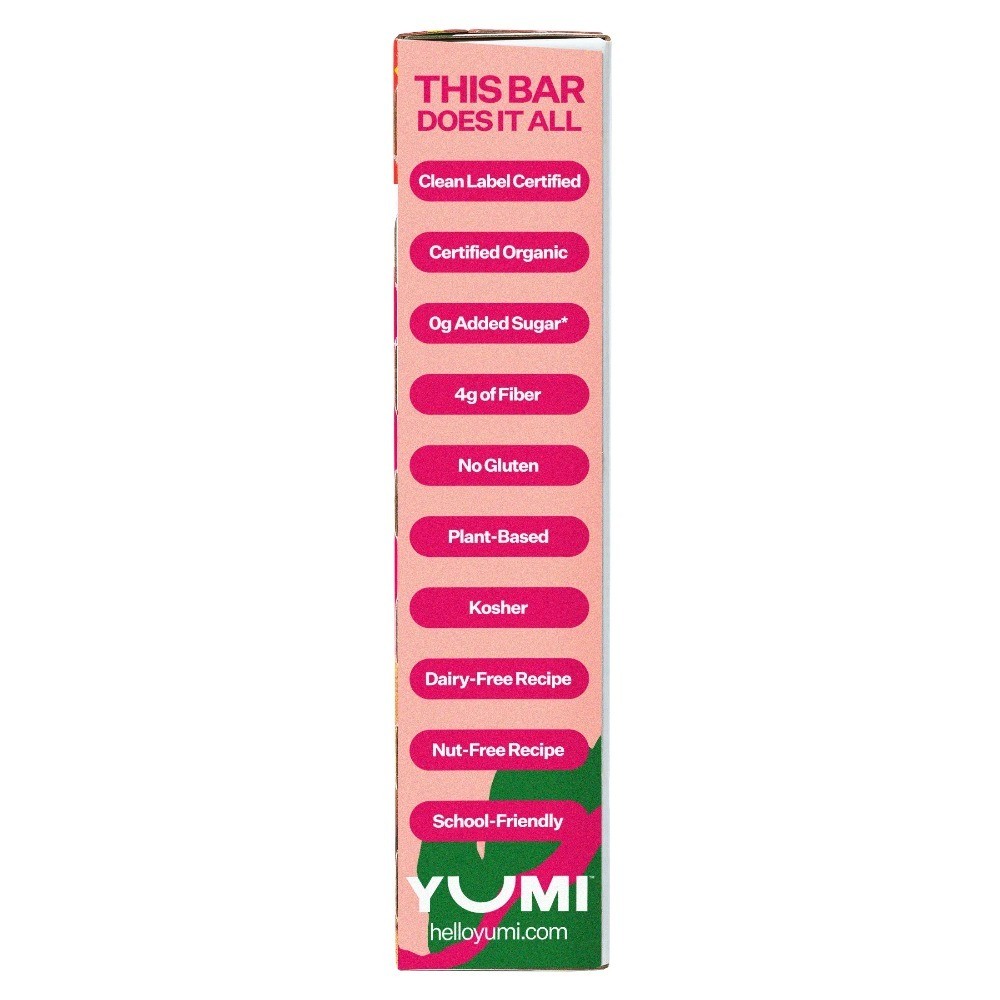 Organic Strawberry & Rhubarb Toddler Snack Bars – 3.7oz/5ct