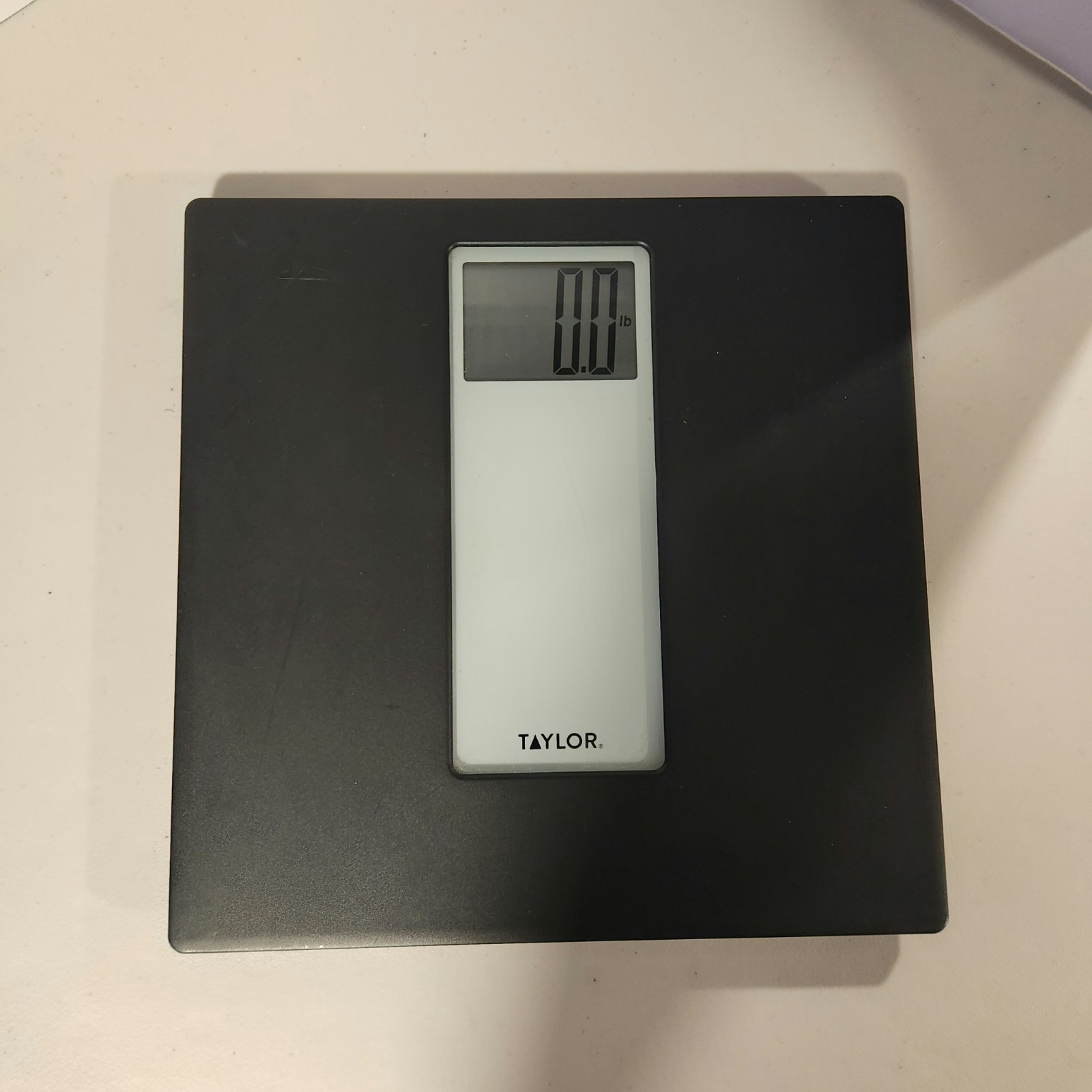 Taylor Digital 400LB Capacity Black/Grey Bathroom Scale
