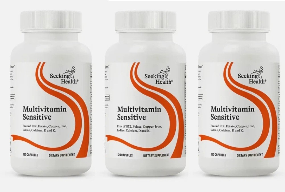 3 of Seeking Health Multivitamin Sensitive Dietary Supplement 120 ct Each 08/26