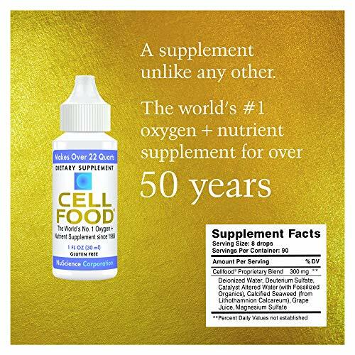 OXYGEN + NUTRIENT SUPPLEMENT Liquid Concentrate Supports Immune System CELLFOOD
