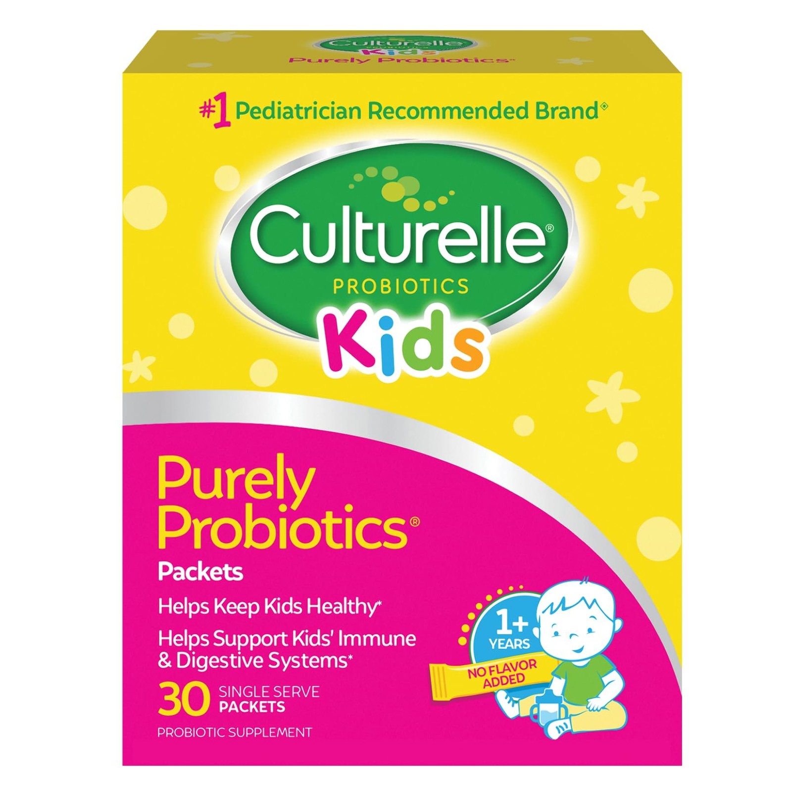Culturelle Kids Daily Probiotic Supplement – Helps Support a Healthy Immune &…