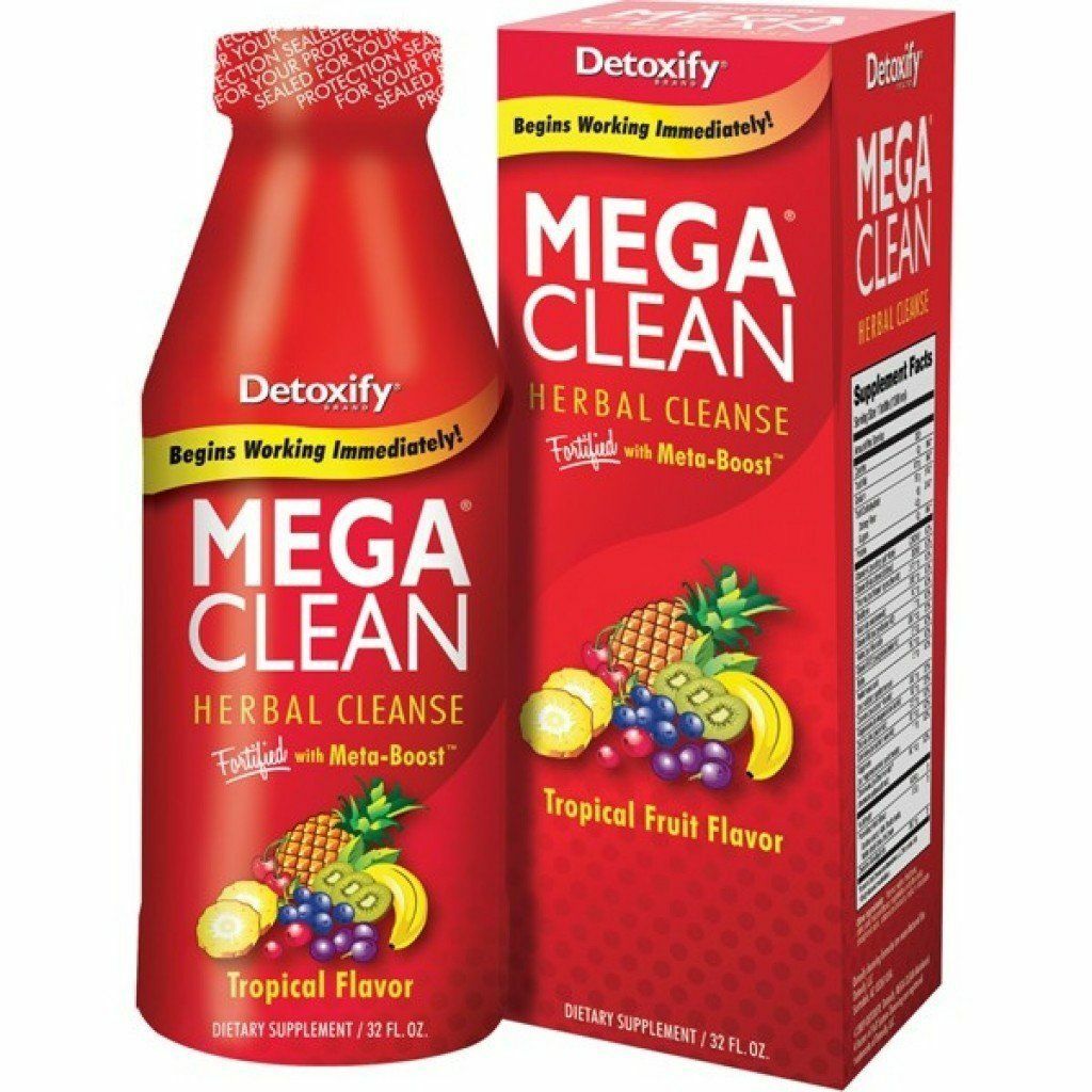 Ready Mega Clean Detox – Tropical Fruit 1 Bottle 32oz – Herbal Cleanse FAST