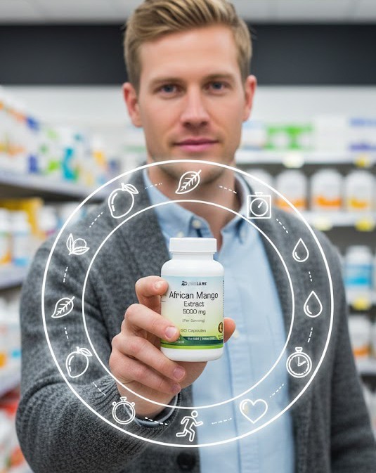 African Mango Extract Capsule 5000mg Per Serving Weight loss Best Quality