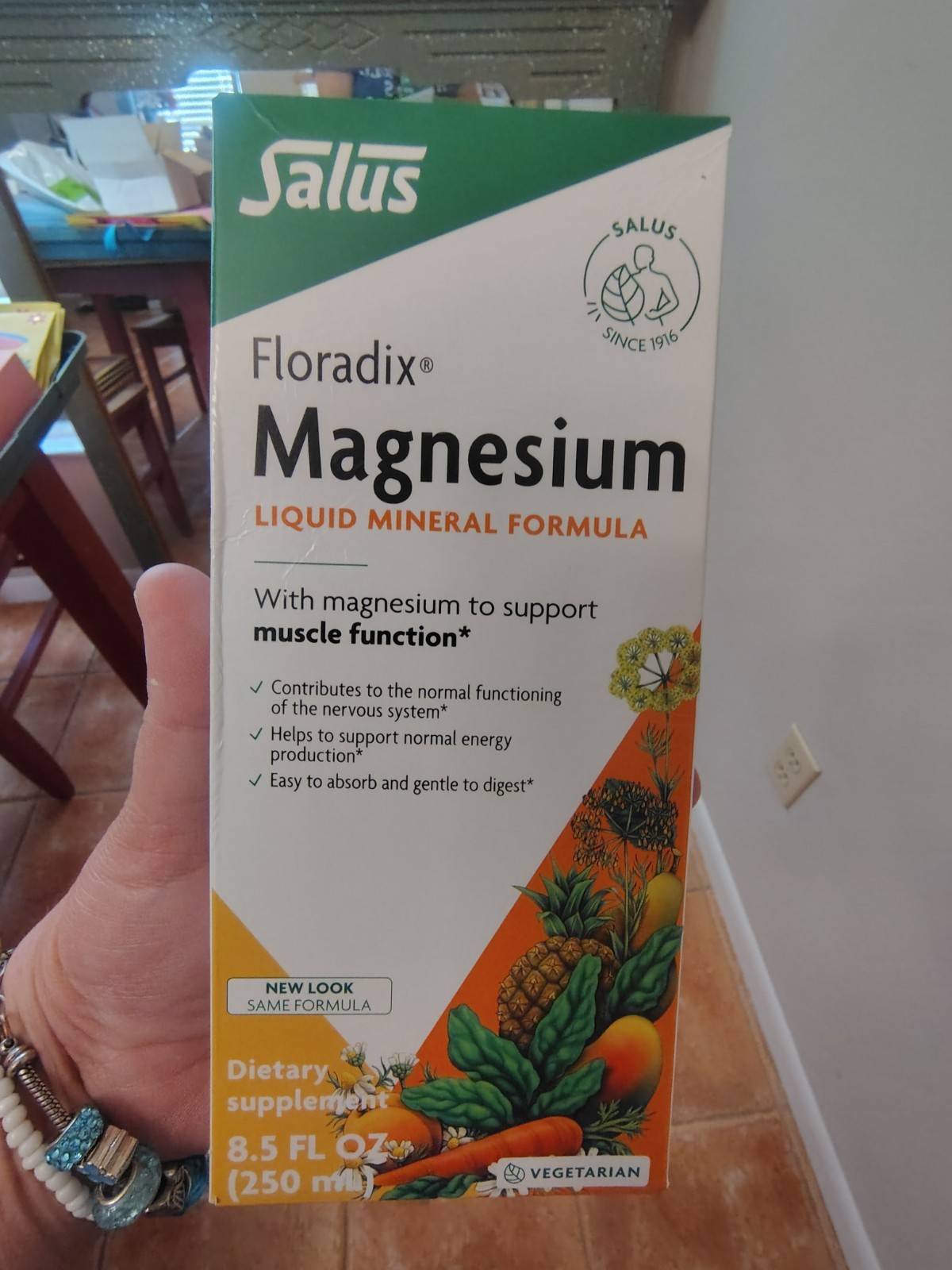 Floradix Magnesium – Liquid Herbal & Mineral Supplement Supports Healthy Nervous