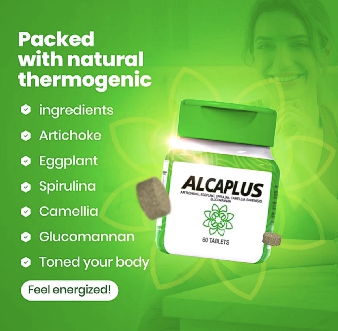 ✅ALCAPLUS NATURAL HERBAL SUPPLEMENT FOR MEN & WOMEN✅