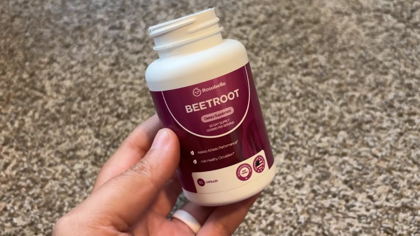 3 Pack Organic Beet Root Capsules – Nitric Oxide Booster, Blood Pressure Support