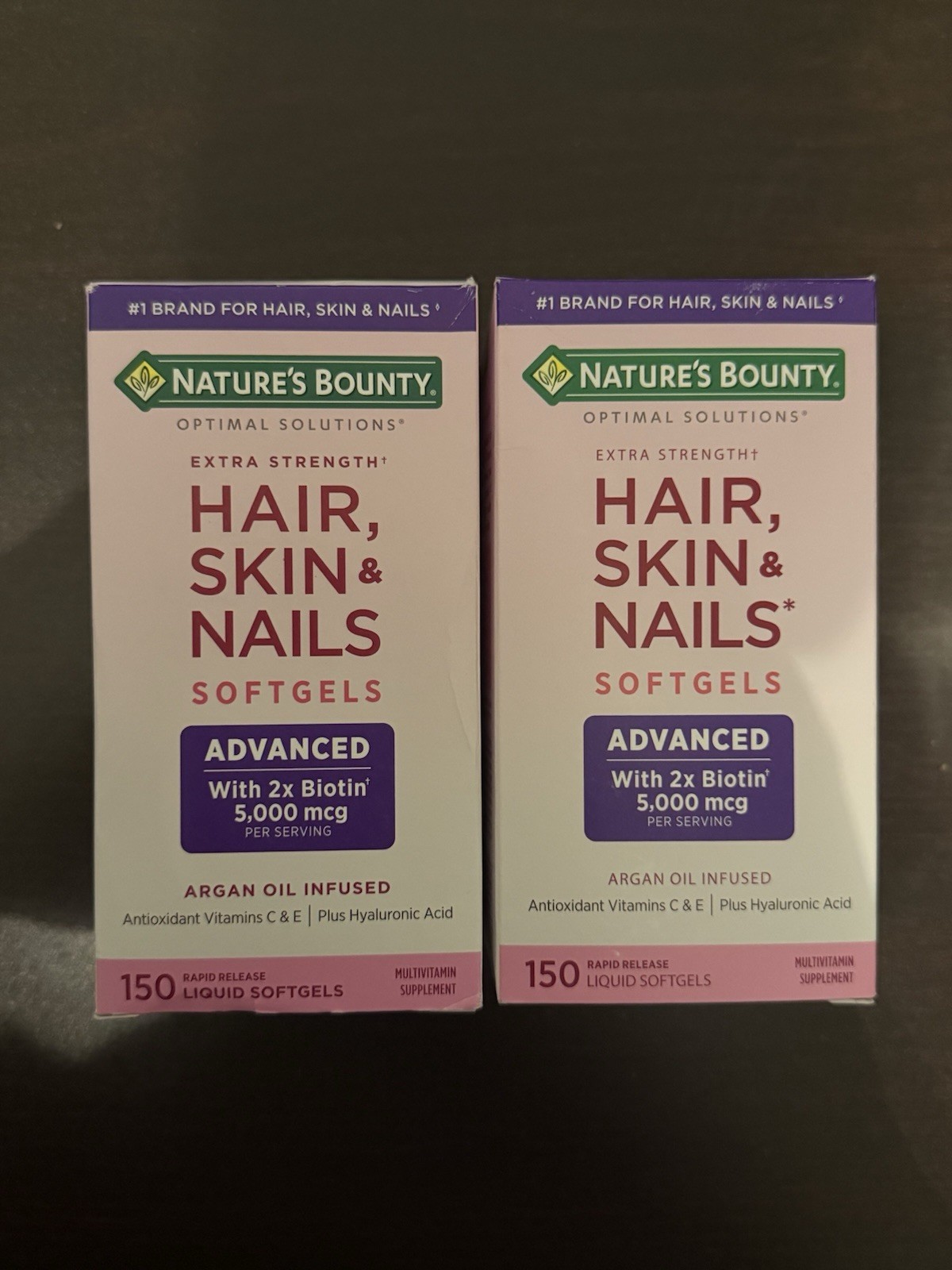 Nature’s Bounty 2 PACK – Hair Skin Nails Extra Strength Biotin